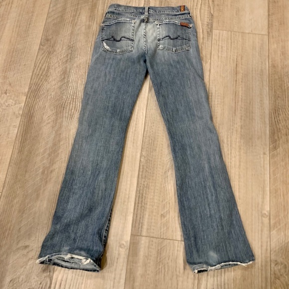 7 for All Mankind Bootcut distressed jeans 27 - Picture 5 of 10